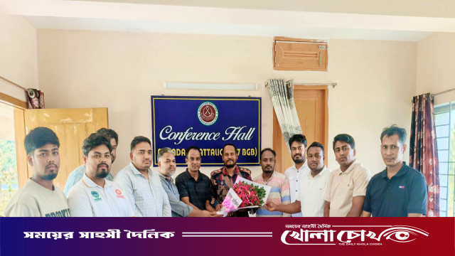 ৫৭ বিজিবি আলীকদম ব্যাটালিয়ন অধিনায়কের সাথে আলীকদম প্রেসক্লাব সাংবাদিকদের সৌজন্য সাক্ষাৎ ও মতবিনিময়
