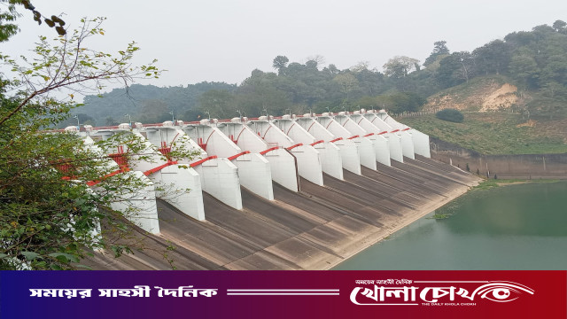 কাপ্তাইয়ের কর্ণফুলী পানি বিদ্যুৎ কেন্দ্র স্পীলওয়ের ১৬ জলকপাট খোলার প্রস্তুতি, পানি নিষ্কাশনের সময় নির্ধারণ