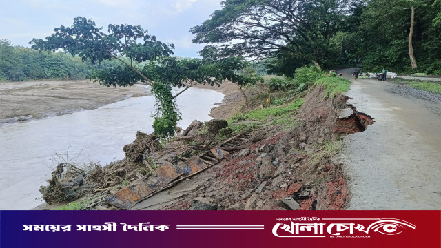 টানা বর্ষণ ও পাহাড়ি ঢলে লণ্ডভণ্ড রোয়াংছড়ি: ফসলের ব্যাপক ক্ষতি, দেবতাকুম বন্ধ ঘোষণা