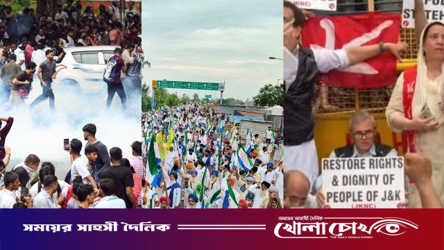 দিল্লিতে ত্রিমুখী আন্দোলন, চাপে মোদি সরকার