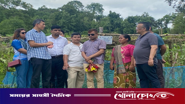 উন্নয়নের খোঁজখবর নিতে কাপ্তাইয়ে ইউএনডিপির উচ্চপর্যায়ের প্রতিনিধি দল