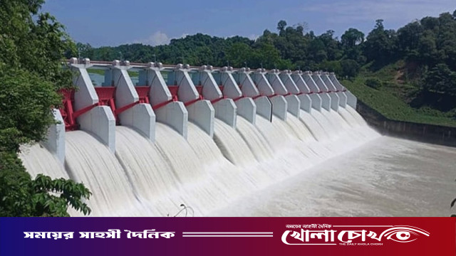 কাপ্তাই বাঁধের ১৬টি জলকপাট বন্ধ: ১০৮ ঘণ্টা পর স্বস্তি
