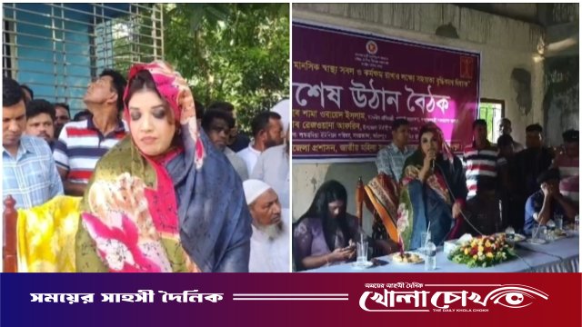 নগরকান্দায় দিনব্যাপী সফরে পররাষ্ট্র প্রতিমন্ত্রী শামা ওবায়েদ