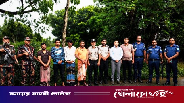 দৌলতপুরে মাদকের বিরুদ্ধে সাঁড়াশি অভিযান, গাঁজা-ইয়াবাসহ ৪ জন আটক, ভ্রাম্যমাণ আদালতে কারাদণ্ড