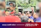 নগরকান্দায় অজ্ঞাত ব্যক্তির তাণ্ডব: দরজা ভেঙে উদ্ধার করল পুলিশ ও ফায়ার সার্ভিস