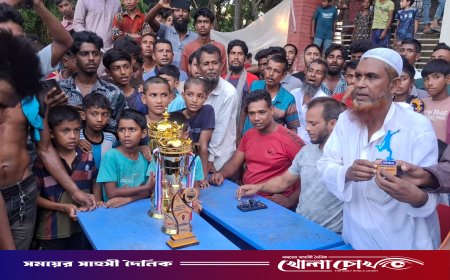 সদরপুরে উৎসবমুখর পরিবেশে ফুটবল টুর্নামেন্ট অনুষ্ঠিত