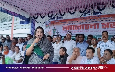 নগরকান্দায় বিএনপির আলোচনা সভা: গণতন্ত্র পুনঃপ্রতিষ্ঠায় সবাইকে ঐক্যবদ্ধ হওয়ার আহ্বান এমপি শামা ওবায়েদের