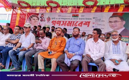 ১৪৪ ধারা উপেক্ষা করে সুনামগঞ্জে বিএনপির মিছিল-সমাবেশ