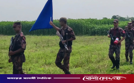 মেহেরপুর সীমান্তে পতাকা বৈঠকে সেই কৃষককে হস্তান্তর করল বিএসএফ