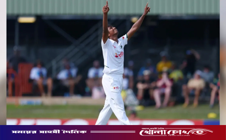 অজিদের মাঠে হাসানের ৬ উইকেট, ১৯৮ রানে ‍গুটিয়ে গেলেন স্মিথরা