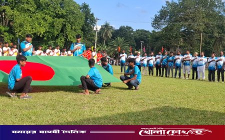 সদরপুরে ফুটবল টুর্নামেন্টের তৃতীয় ম্যাচ সম্পন্ন: রোমাঞ্চকর খেলায় মোহাম্মদপুরের জয়