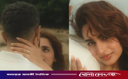গোপনে বাগদান সারলেন আয়েশা খান?