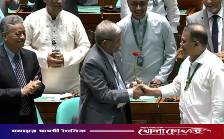 ২৫৫ ভোট পেয়ে রাষ্ট্রপতি নির্বাচিত মির্জা ফখরুল ইসলাম আলমগীর