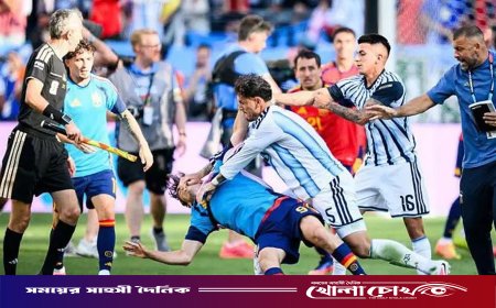 আর্জেন্টিনার ফুটবলার পারেদেস ১০, মোলিনা ৯ ম্যাচ নিষিদ্ধ