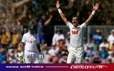 স্টার্কের তাণ্ডবে ৬৪ রানে অলআউট বাংলাদেশ