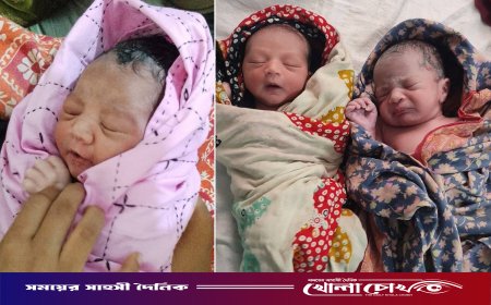 প্রসূতি সেবায় অনন্য দৃষ্টান্ত: সদরপুরে এক ভোরে জন্ম নিল তিন কন্যাশিশু