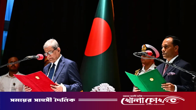 রাষ্ট্রপতি হিসেবে শপথ নিলেন মির্জা ফখরুল ইসলাম আলমগীর