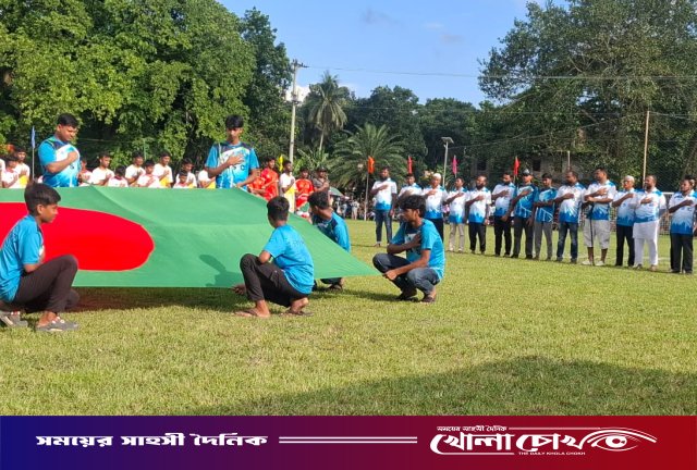 সদরপুরে ফুটবল টুর্নামেন্টের তৃতীয় ম্যাচ সম্পন্ন: রোমাঞ্চকর খেলায় মোহাম্মদপুরের জয়