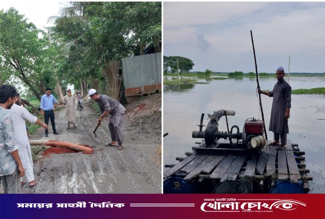 নগরকান্দায় অবৈধ ড্রেজারের বিরুদ্ধে ভ্রাম্যমাণ আদালতের অভিযান