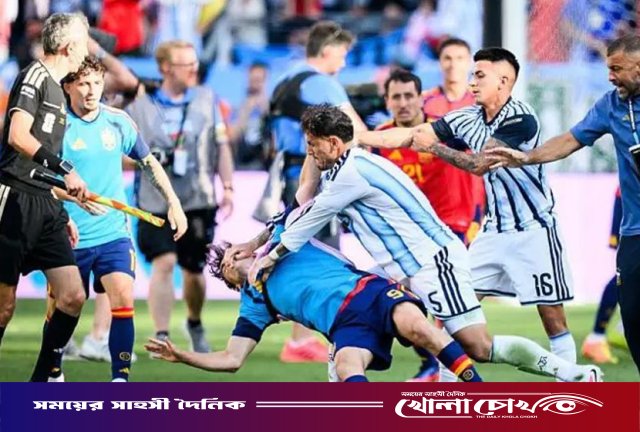 আর্জেন্টিনার ফুটবলার পারেদেস ১০, মোলিনা ৯ ম্যাচ নিষিদ্ধ