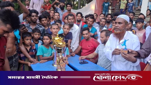 সদরপুরে উৎসবমুখর পরিবেশে ফুটবল টুর্নামেন্ট অনুষ্ঠিত