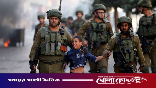 ইসরায়েলি কারাগারে বিচারবহির্ভূত ৩৭০ ফিলিস্তিনি শিশু