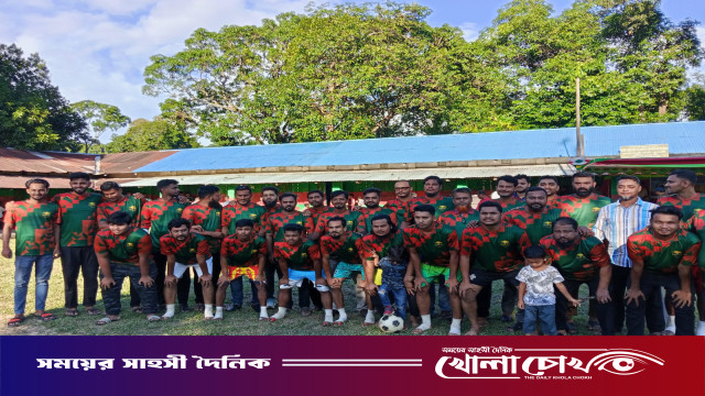কাপ্তাইয়ে শহীদ জিয়া স্মৃতি ফুটবল টুর্নামেন্টে চ্যাম্পিয়ন সোনালী অতীত ক্লাব