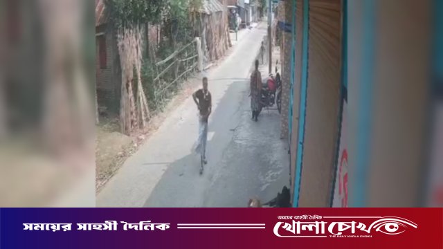 কুষ্টিয়ার দৌলতপুরে প্রকাশ্যে অস্ত্র হাতে যুবকের মহড়া, এলাকায় চরম আতঙ্ক