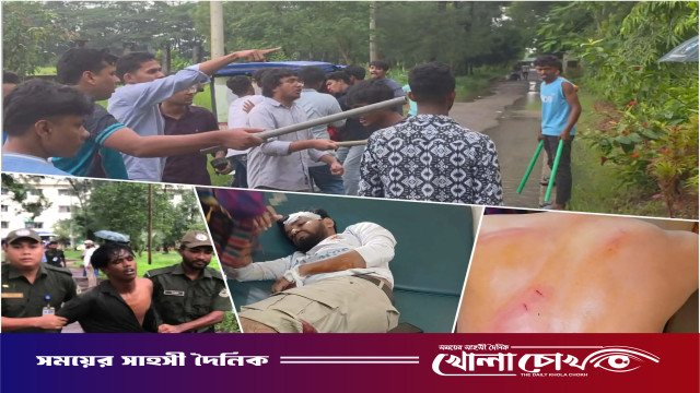 নোবিপ্রবিতে ছাত্রদলের দুই পক্ষের সংঘর্ষ ও হল ভাঙচুর, আহত অন্তত ৫