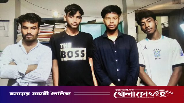 নগরকান্দায় মন্দির থেকে চুরি হওয়া দুই মূর্তি উদ্ধার, গ্রেপ্তার ৪