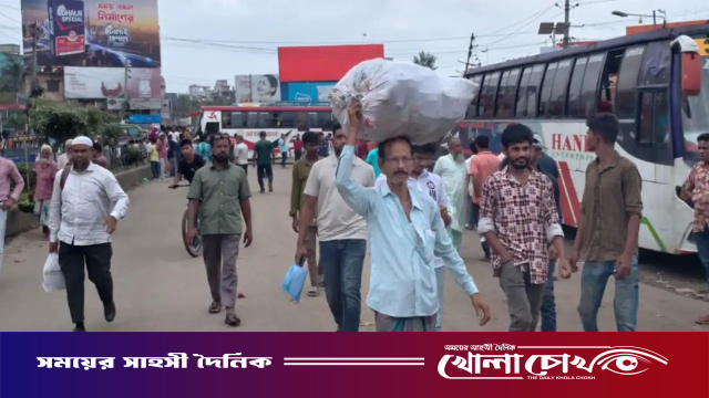 মহাসড়ক অবরোধ, বরিশালে বাস চলাচল বন্ধ