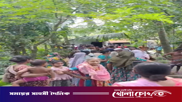 নেত্রকোণায় বৃদ্ধার মৃত্যুকে ‘হত্যা’ সাজিয়ে মামলা ও বাড়ি দখলের চেষ্টার অভিযোগ
