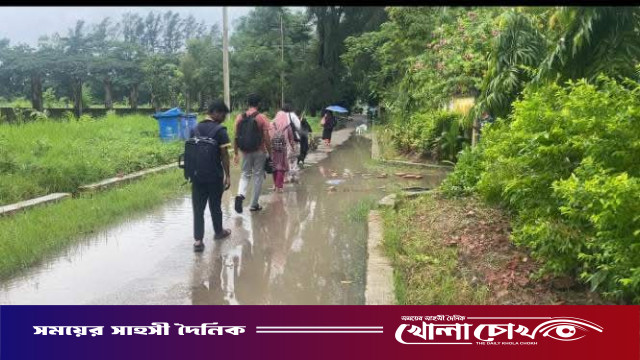 ২১ বছরেও হয়নি সেন্ট্রাল ড্রেনেজ: নোবিপ্রবিতে সামান্য বৃষ্টিতেই জলাবদ্ধতা