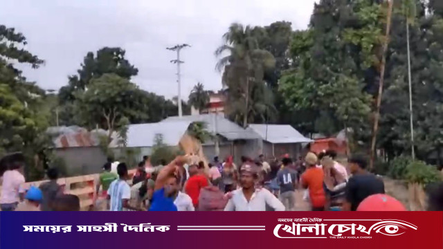 বোয়ালমারীতে আধিপত্য বিস্তার নিয়ে সাড়ে ৭ ঘণ্টা রক্তক্ষয়ী সংঘর্ষ, আহত অন্তত ২০