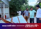 নগরকান্দায় ভ্রাম্যমাণ আদালতের অভিযান, অবৈধ স্থাপনা উচ্ছেদ ও বেকারিকে জরিমানা