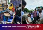 ভাঙ্গায় মাইক্রোবাসের ধাক্কায় দুমড়েমুচড়ে গেল প্রাইভেটকার ও অটোরিকশা, চালক গুরুতর আহত