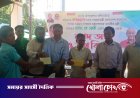 বলীপাড়া বাজারে আগুনে ক্ষতিগ্রস্ত ১৪ পরিবার পেল ত্রাণ ও নগদ অর্থ সহায়তা