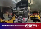 মিরপুরে সিটি করপোরেশনের ৩ গাড়িতে আগুন, পুলিশের গাড়ি ভাঙচুর