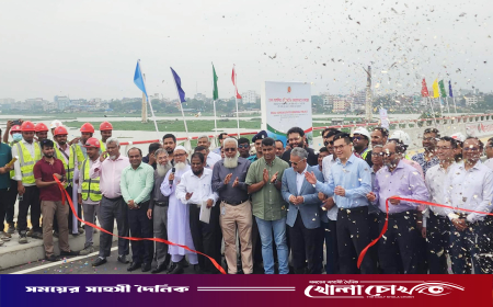 টোল ছাড়াই চালু হলো ধউর-আশুলিয়া সার্ভিস সেতু