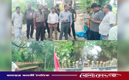 চরভদ্রাসনে শতবর্ষী সরকারি খাল দখলমুক্ত: ভরাটের মালামাল নিলামে বিক্রি