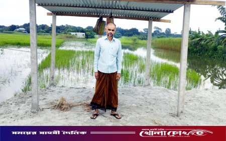 চরভদ্রাসনে ১৭ বছর পর দখলমুক্ত হলো অসহায় পরিবারের জমি