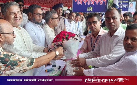 বাবুরচর উচ্চ বিদ্যালয় সরকারিকরণের আশ্বাস এমপি শহিদুল ইসলাম বাবুলের