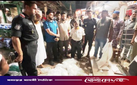 ফরিদপুর নিউমার্কেটে ভ্রাম্যমাণ আদালতের অভিযান: কারেন্ট জাল বিক্রির দায়ে ‘জনতা স্টোর’কে জরিমানা