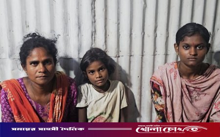 দুই মেয়েকে নিয়ে অঞ্জনা সাহার সংগ্রামী জীবন, সরকারের কাছে এক চিলতে আশ্রয়ের আকুতি
