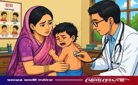 ফরিদপুরে ২৪ ঘণ্টায় নতুন ৪৪ জনের হাম শনাক্ত, হাসপাতালে ভর্তি ৯৩