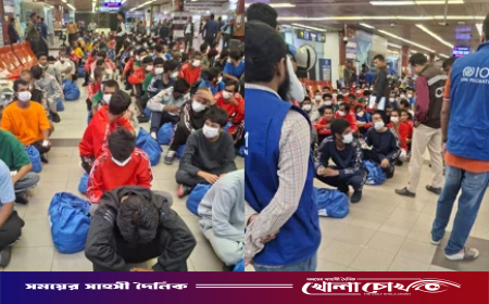 লিবিয়ার বন্দিশালা থেকে ফিরলেন ১৬৮ বাংলাদেশি