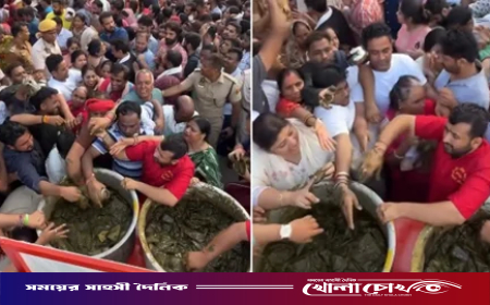 মন্দিরের মেহেদি পরলে এক বছরেই বিয়ে, তিন ঘণ্টায় শেষ ৩৫০০ কেজি