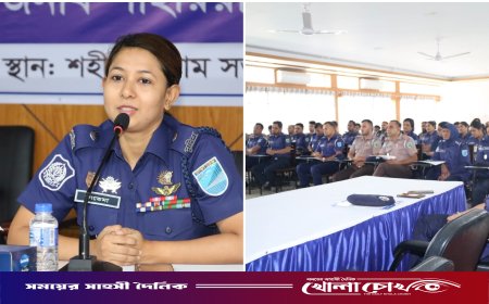 ফরিদপুরে নির্বাচনি দায়িত্ব পালনে পুলিশের বিশেষ প্রশিক্ষণ কোর্স উদ্বোধন