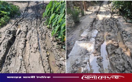 নগরকান্দায় তিন দশকেও সংস্কার হয়নি মাটির রাস্তা: চরম দুর্ভোগে ১০ পরিবার ও মুসল্লিরা
