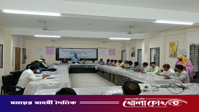 হাতিয়ায় ঝুঁকিপূর্ণ জনগোষ্ঠীর ঘূর্ণিঝড় প্রস্তুতি ও সক্ষমতা বৃদ্ধিতে অবহিতকরণ সভা